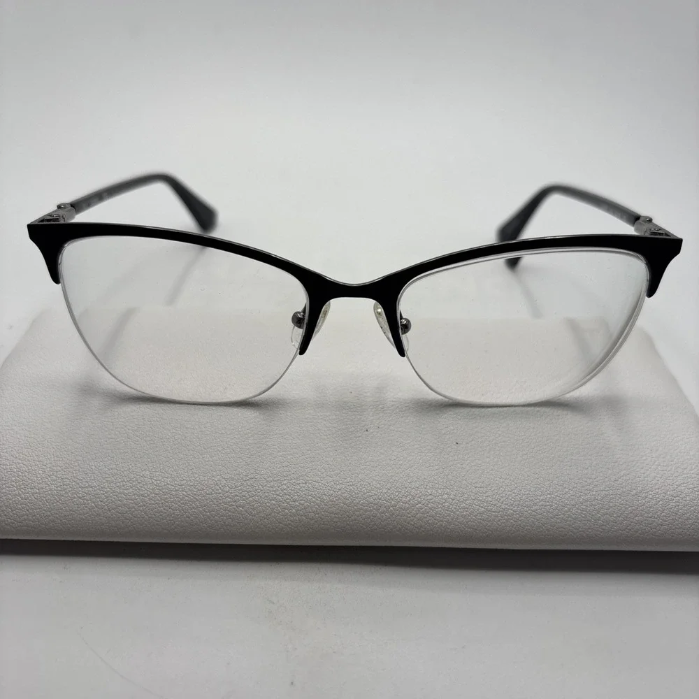 GUESS GU2787 002 Black Metal Cat Eye Eyeglasses Frame 52-18-140mm w/case